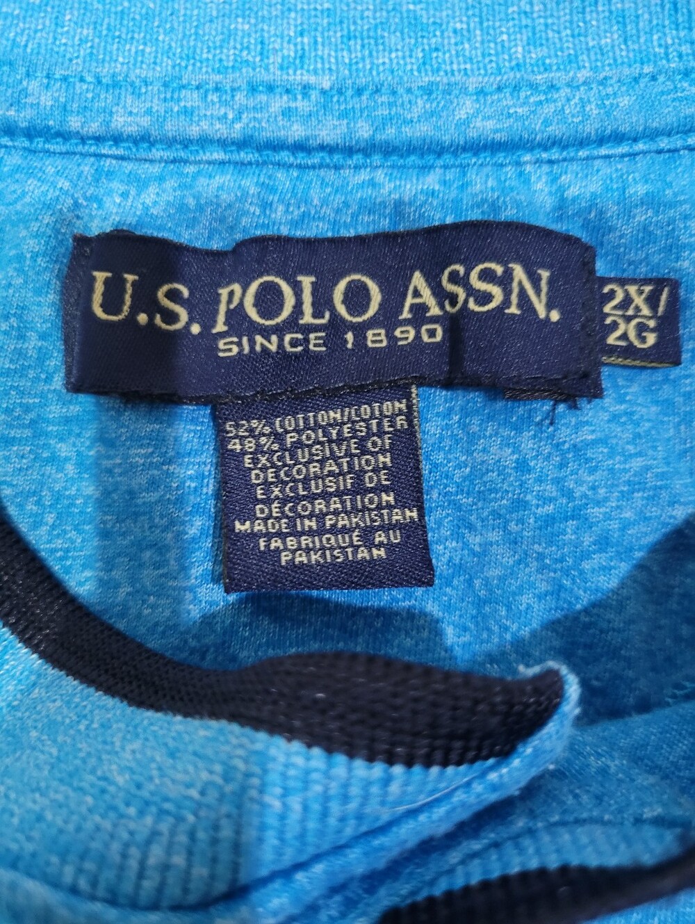 U.S. Polo Assn. men's size 2X short sleeve polo shirt - Picture 2 of 5